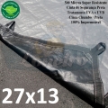 Capa para Piscina Super M: 27,0 x 13,0m PP/PE Cor Cinza / Preto + 176 MolaFix + 176 LonaFix + 33 Pet-Bóias Capa para Piscina Super M: 27,0 x 13,0m PP/PE Cor Cinza / Preto + 176 MolaFix + 176 LonaFix + 33 Pet-Bóias